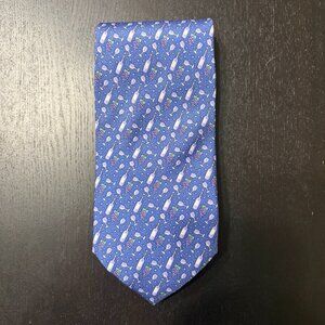 Vineyard Vines Tie Blue/Purple Wine Theme
